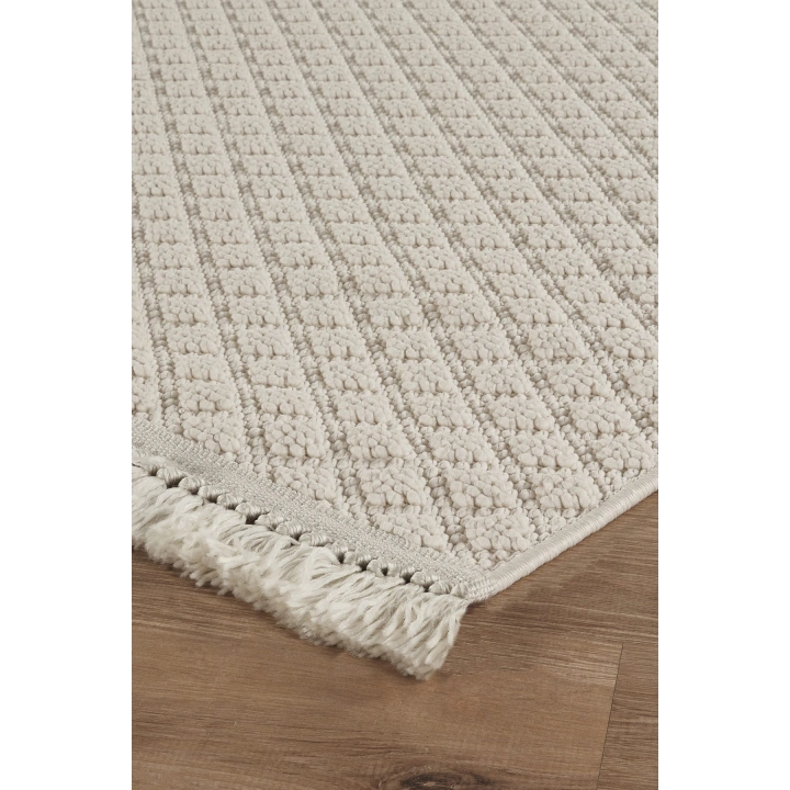 Arya Krem İskandinav Dekoratif Halı