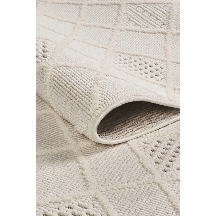 Arya Krem İskandinav Dekoratif Halı