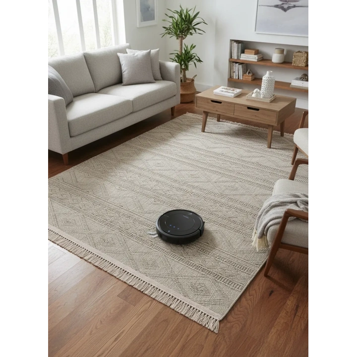 Arya Bej İskandinav Dekoratif Halı