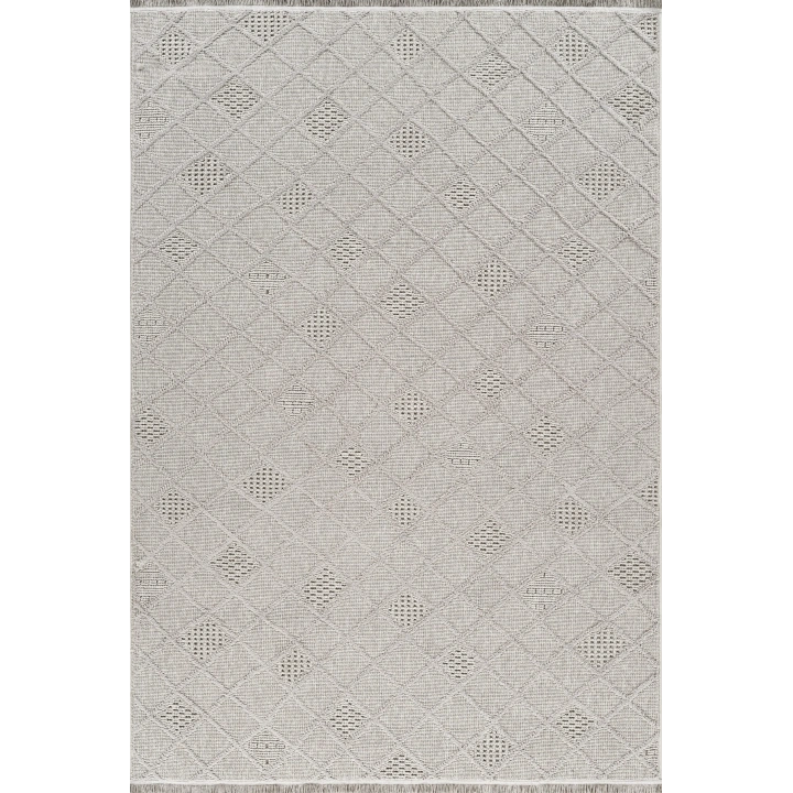 Arya Gri İskandinav Dekoratif Halı