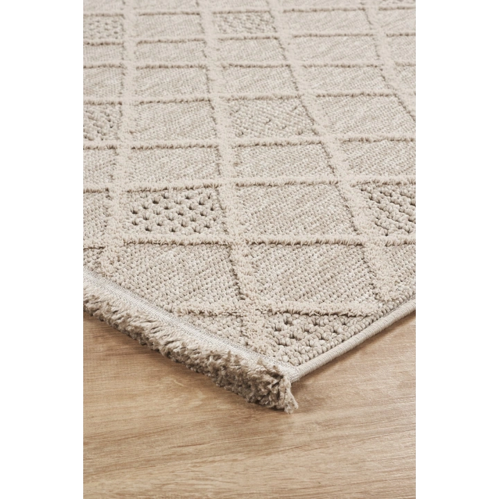 Arya Bej İskandinav Dekoratif Halı