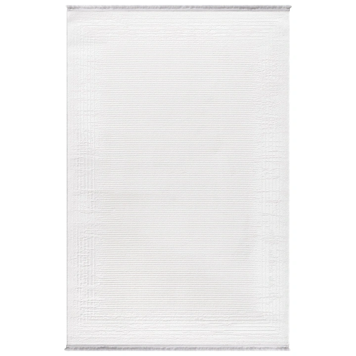 İnci Akrilik Halı Beyaz-Beyaz