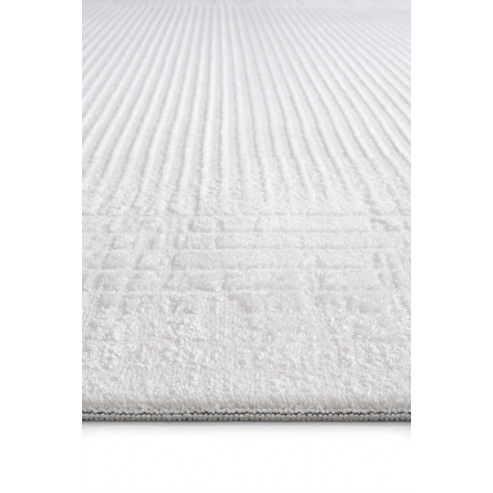 İnci Akrilik Halı Beyaz-Beyaz