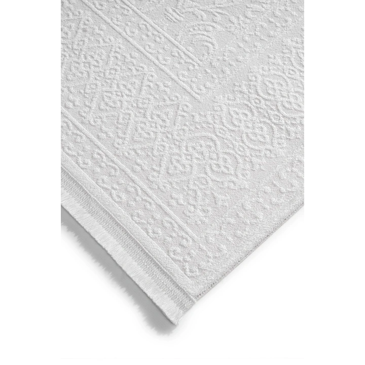 İnci Akrilik Halı Beyaz-Beyaz