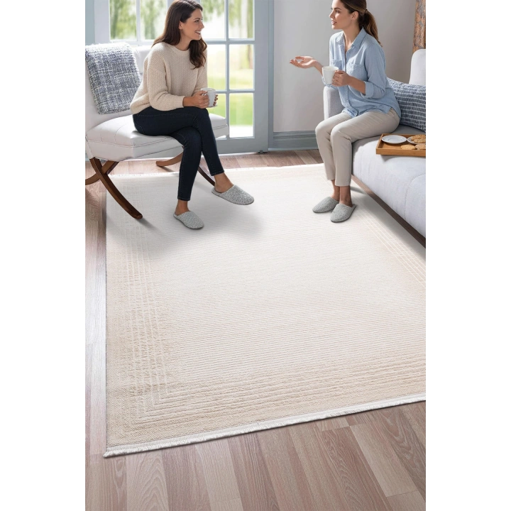 İnci Akrilik Halı Bej-Bej