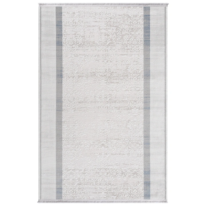 İnci Akrilik Halı Mavi-Beyaz