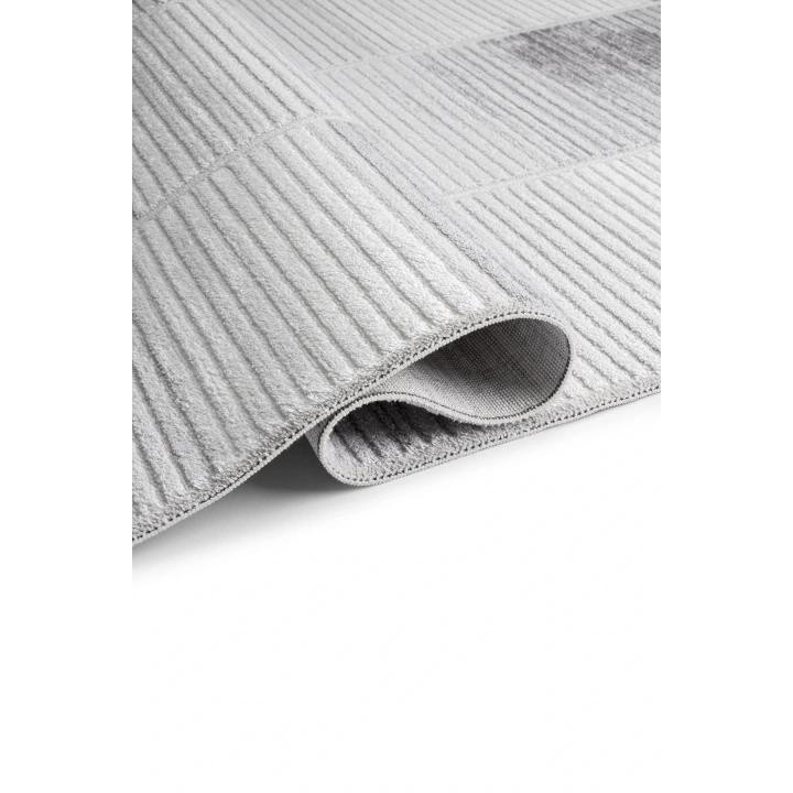 İnci Akrilik Halı KoyuGri-AçıkGri