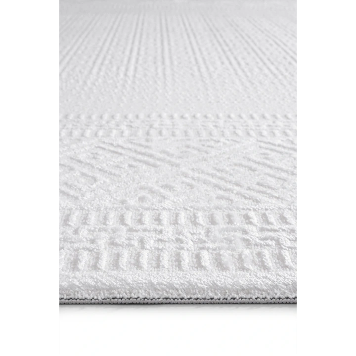 İnci Akrilik Halı Beyaz-Beyaz