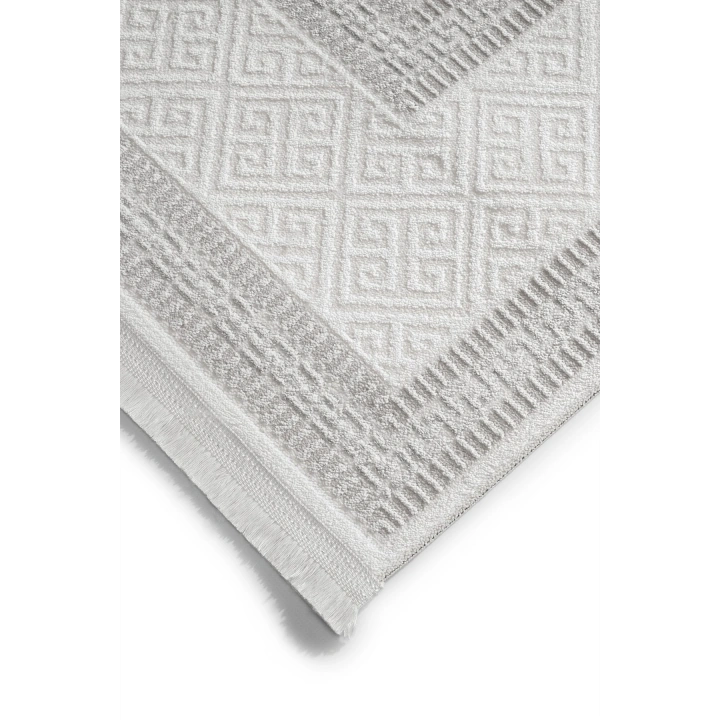 İnci Akrilik Halı AçıkGri-Beyaz