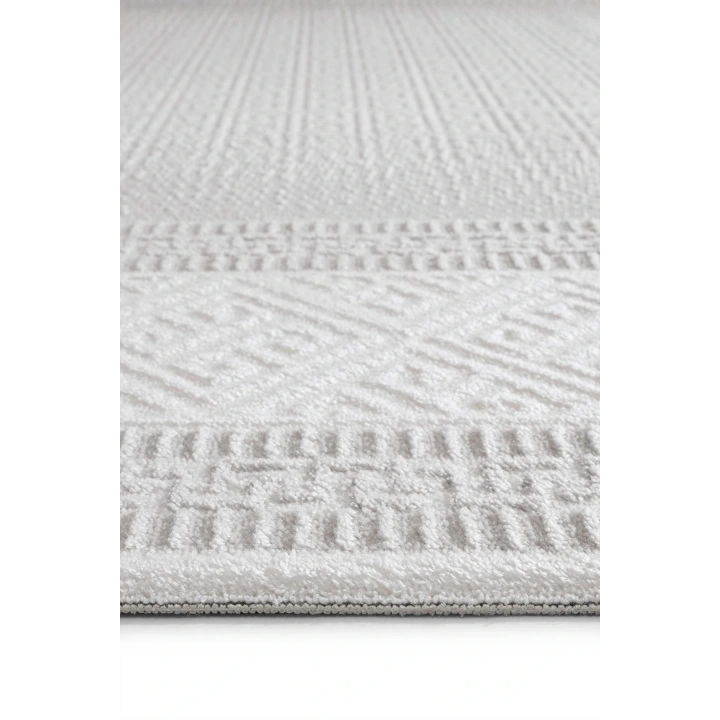 İnci Akrilik Halı AçıkGri-Beyaz