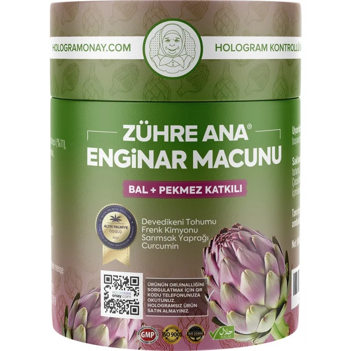 Zühre Ana Enginar Macunu 240 gr | Bal ve Pekmez Katkılı Doğal Karışım