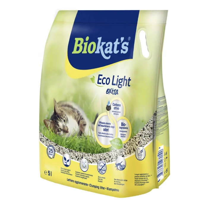 Biokats Pelet Kedi Kumu Eco Light Extra 5lt
