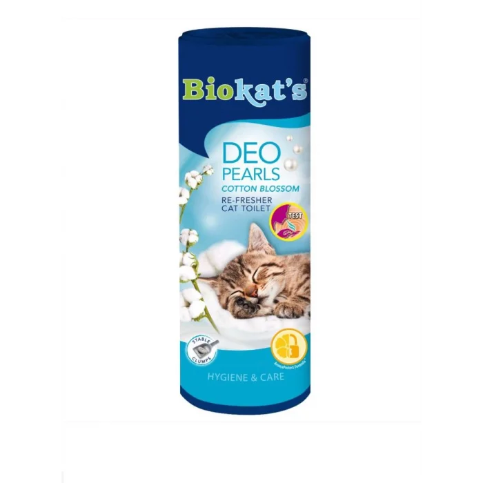 Biokats Deo Pearls kedi kumu parfümü çiçek esanslı 700gr