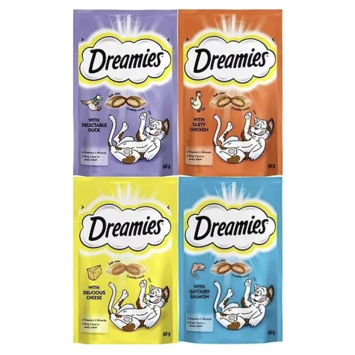 Dreamies Kedi Ödül Maması 60 gr 4lü Karışık