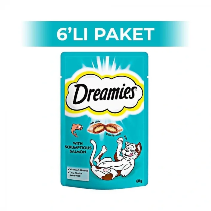 Dreamies Somonlu Kedi Ödül Maması 60 gr