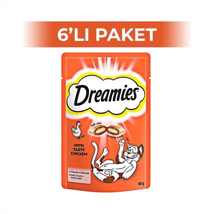 Dreamies Tavuklu Kedi Ödül Maması 60 gr