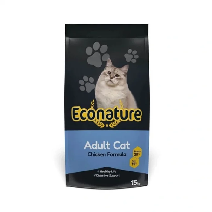Econature Tavuklu Yetişkin Kedi Maması 15 KG