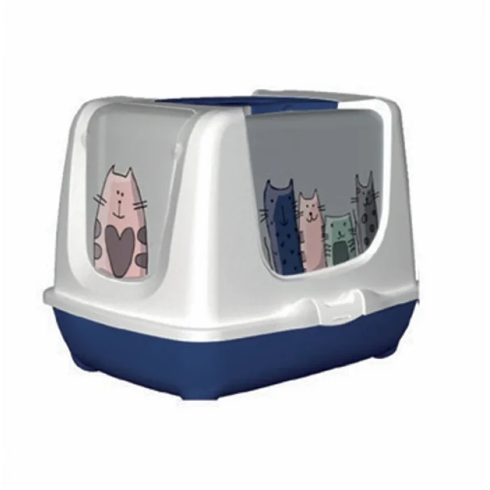 Moderna Trendy Kapalı Kedi Tuvaleti 57 CM | Şık ve Hijyenik Tasarım