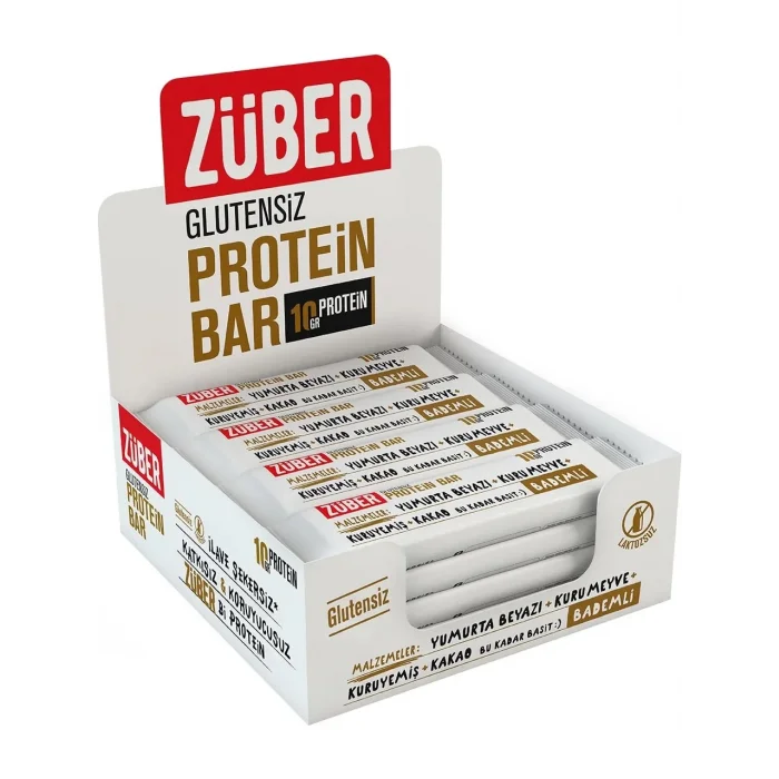 ZÜBER  Bademli Protein Barı 35 gr x 12li