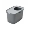 Moderna Top Cat Kapalı Kedi Tuvaleti Koyu Gri 59 CM | Kokusuz ve Hijyenik