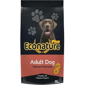 Econature Plus Somonlu Yetişkin Köpek Maması 15 KG