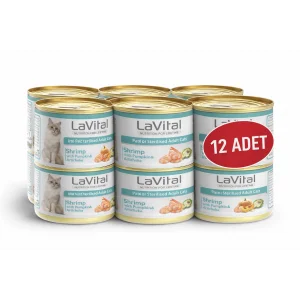 Lavital Karidesli, Balkabağı ve Enginarlı Sterilised Yetişkin Kedi Konservesi 85GR X 12 ADET