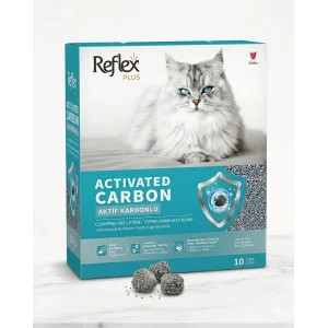 Reflex Activated Carbon Koku Kontrolü Gri Kedi Kumu 10 Lt