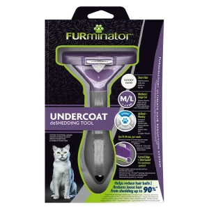 Furminator Kedi Tarağı Kısa Tüylü Kediler İçin L Boy