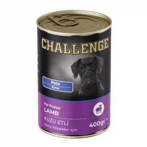 Challenge Pate Kuzu Etli Yavru Köpek Konservesi 400 gr x 24 Adet