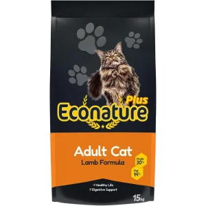 Econature Kuzu Etli Yetişkin Kedi Maması 15 KG