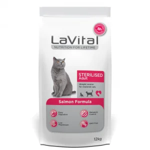LaVital Kısırlaştırılmış Somonlu Kedi Maması 12 Kg