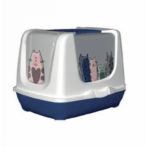 Moderna Trendy Kapalı Kedi Tuvaleti 57 CM | Şık ve Hijyenik Tasarım