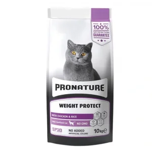 Pronature Kısırlaştırılmış Yetişkin Kedi Maması (Weight Protect) Tavuk Etli ve Pirinçli 10 KG