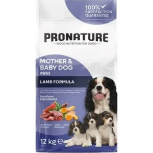 Pronature Mother & Baby Mini Kuzu Etli Köpek Maması 12 KG | 10+2 KG Bonus