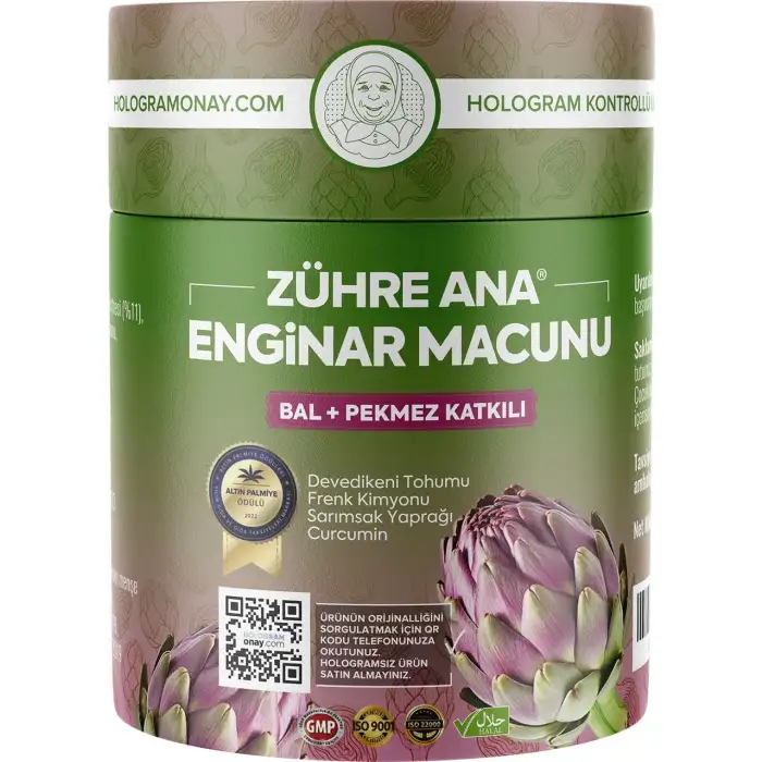 Zühre Ana Enginar Macunu 240 gr | Bal ve Pekmez Katkılı Doğal Karışım