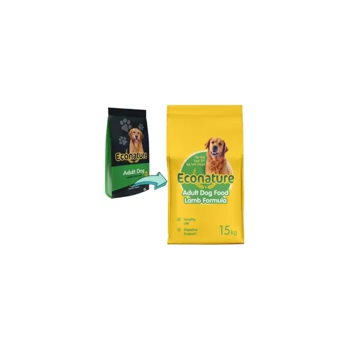 Econature Kuzu Etli Yetişkin Köpek Maması 15 KG