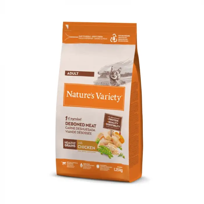 N.v. Cat Healthy Grains Chicken 1,25 Kg Kedi Maması