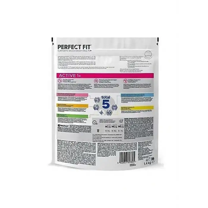 PERFECT FIT Active Sığır Etli Yetişkin Kedi Maması 750 gr