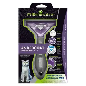 Furminator Kedi Tarağı Kısa Tüylü Kediler İçin L Boy