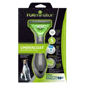 Furminator Köpek Tarağı - Kısa Tüylü Küçük Irk Köpekler için - S
