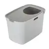Moderna Top Cat Kapalı Kedi Tuvaleti Koyu Gri 59 CM | Kokusuz ve Hijyenik