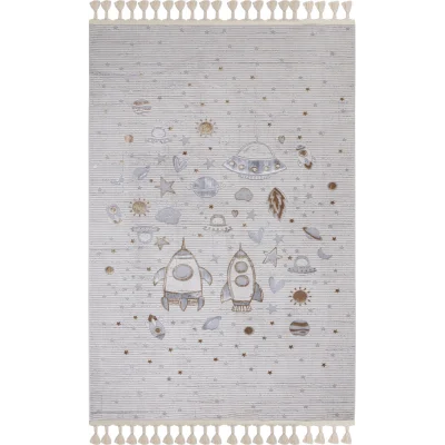 Fenomen Carpet Daisy Koleksiyonu İpek Bambu Tozumaz Çocuk Halısı