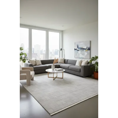 Fenomen Carpet Sedef Koleksiyonu Kolay Temizlenebilir İpek Bambu Halı
