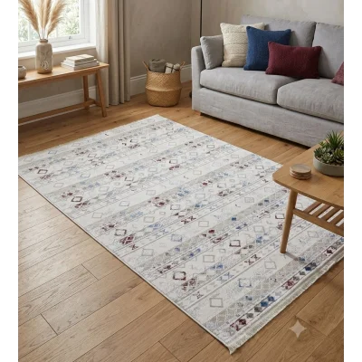 Fenomen Carpet Rainbow Koleksiyonu Kolay Temizlenebilir İpek Bambu Halı 2430