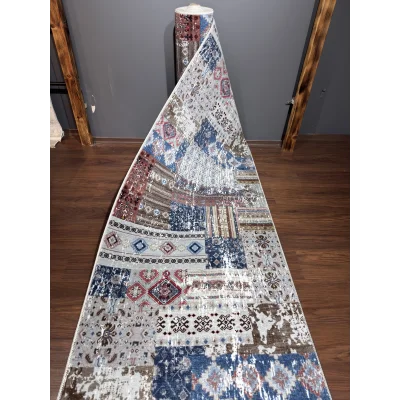 Fenomen Carpet Sarar Etnik Desenli Kaymaz Yolluk