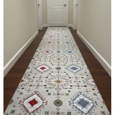 Fenomen Carpet Sarar Etnik Desenli Kaymaz Yolluk