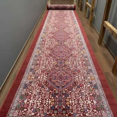 Fenomen Carpet Sarar Etnik Desenli Kaymaz Yolluk