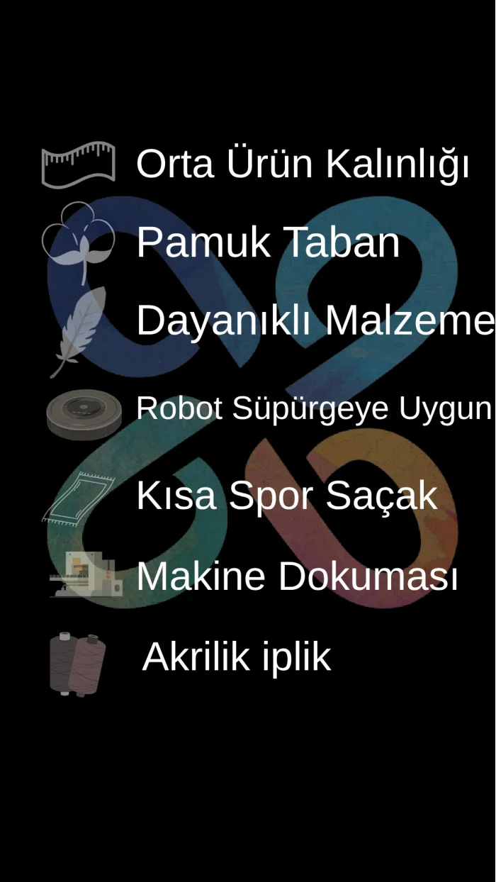 Evole 265C Modern Dokulu Geometrik Desenli Gri Halı