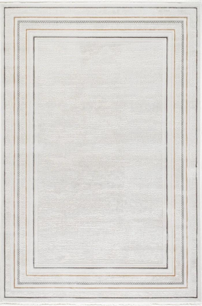 Evole 217B Modern Çerçeveli Gri Halı