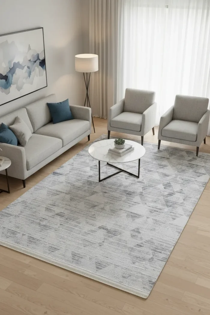 Fenomen Carpet Line Koleksiyonu Kolay Temizlenebilir İpek Bambu Halı